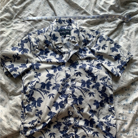 Paisley & Gray Slim Fit Men’s Floral Button-Down Shirt - Picture 8 of 8